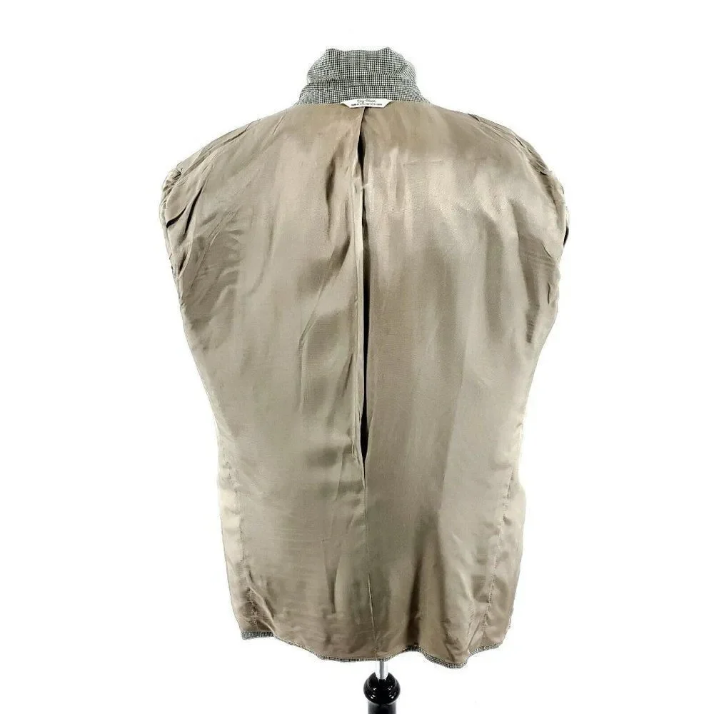 Hugo Boss Tatlagia‎ Wool 3 Button Blazer 42L Blue Cream Teal Plaid